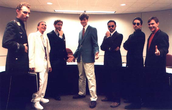 The whole motley bunch of us